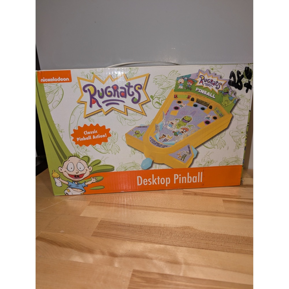 Nickelodeon Rugrats Desktop Pinball Game Classic Toy Kids Fun Action‎